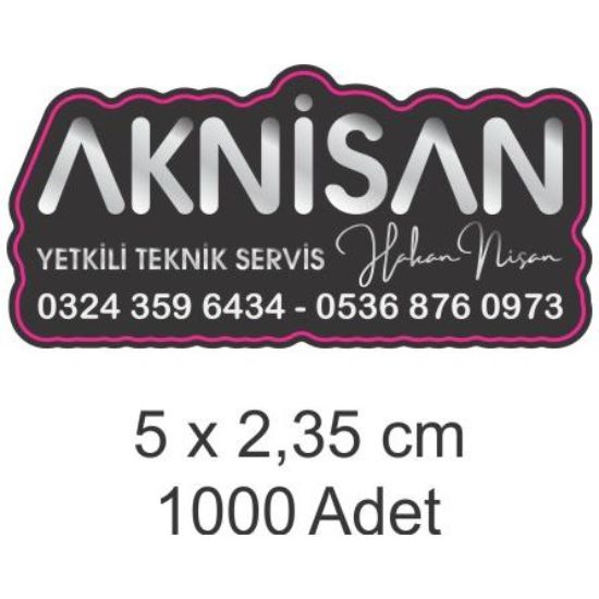 Sobe Reklam Normal Kesimli Damla Etiketler