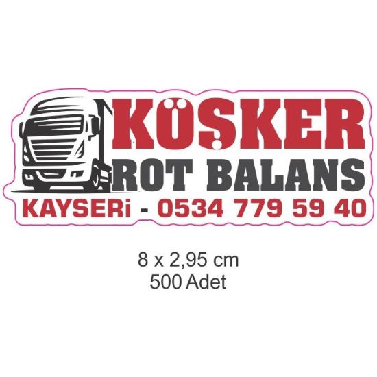 Sobe Reklam Normal Kesimli Damla Etiketler