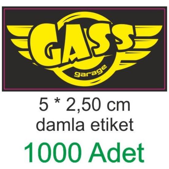 Sobe Reklam Normal Kesimli Damla Etiketler