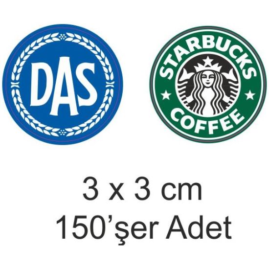 Sobe Reklam Normal Kesimli Damla Etiketler