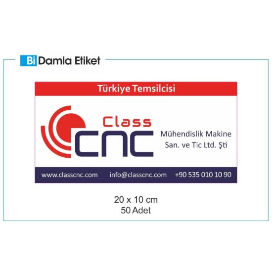 Sobe Reklam Normal Kesimli Damla Etiketler