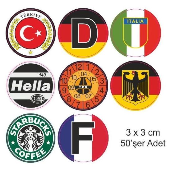 Sobe Reklam Normal Kesimli Damla Etiketler
