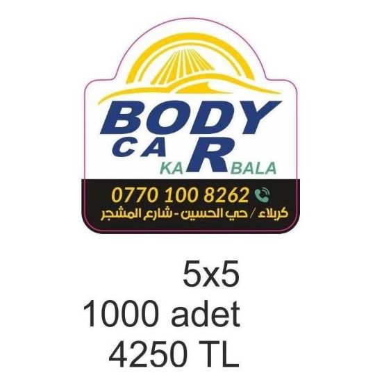 Sobe Reklam Normal Kesimli Damla Etiketler