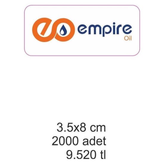 Sobe Reklam Normal Kesimli Damla Etiketler