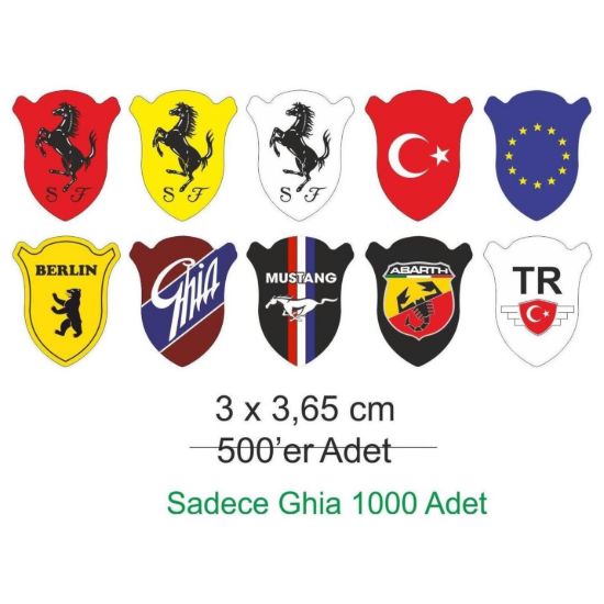 Sobe Reklam Normal Kesimli Damla Etiketler