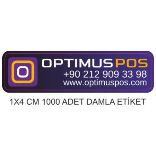 Sobe Reklam Normal Kesimli Damla Etiketler