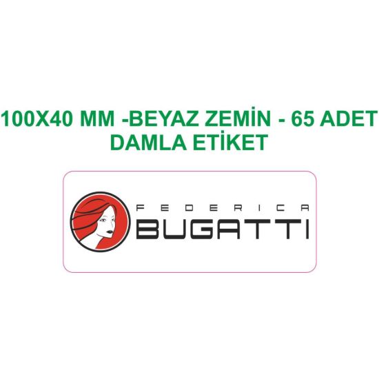 Sobe Reklam Normal Kesimli Damla Etiketler