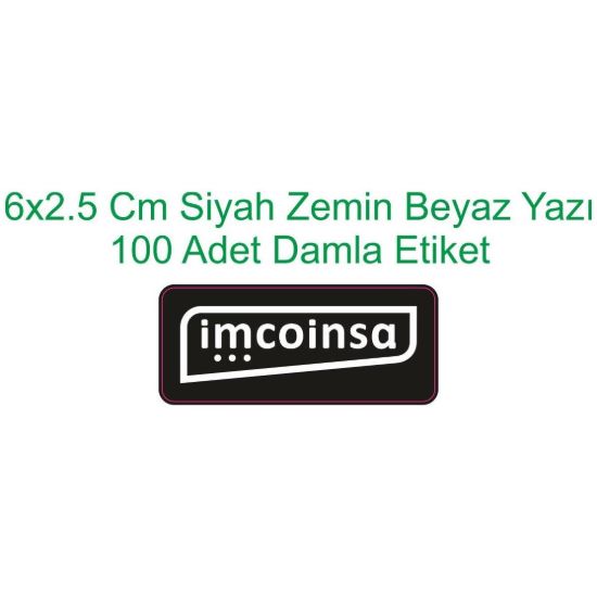 Sobe Reklam Normal Kesimli Damla Etiketler