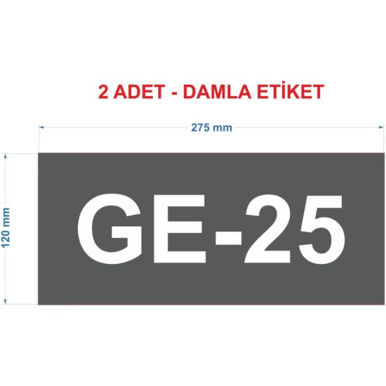 Sobe Reklam Normal Kesimli Damla Etiketler