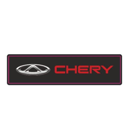 CHERY En (mm): 64 Boy (mm): 16 Folyo Türü: PVC Opak Folyo Baskı Türü: EcoSolvent CMYK BASKI resmi