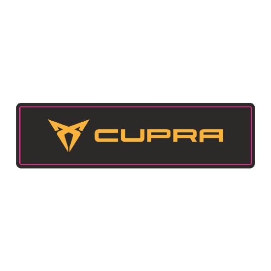 CUPRA En (mm): 64 Boy (mm): 16 Folyo Türü: PVC Opak Folyo Baskı Türü: EcoSolvent CMYK BASKI resmi