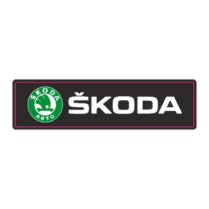 SKODA En (mm): 64 Boy (mm): 16 Folyo Türü: PVC Opak Folyo Baskı Türü: EcoSolvent CMYK BASKI resmi