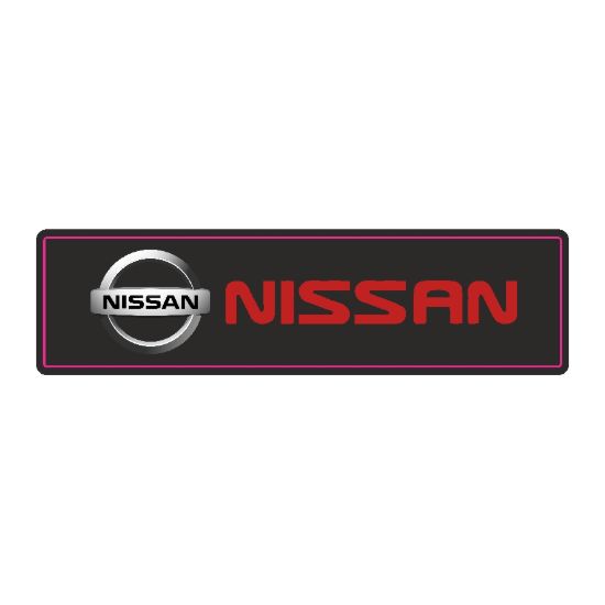 NISSAN En (mm): 64 Boy (mm): 16 Folyo Türü: PVC Opak Folyo Baskı Türü: EcoSolvent CMYK BASKI resmi