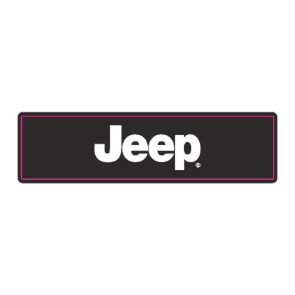 JEEP En (mm): 64 Boy (mm): 16 Folyo Türü: PVC Opak Folyo Baskı Türü: EcoSolvent CMYK BASKI resmi