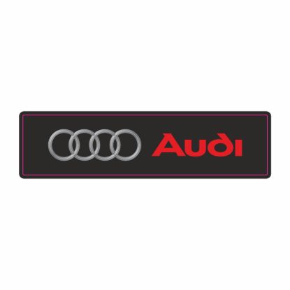 AUDI En (mm): 64 Boy (mm): 16 Folyo Türü: PVC Opak Folyo Baskı Türü: EcoSolvent CMYK BASKI resmi