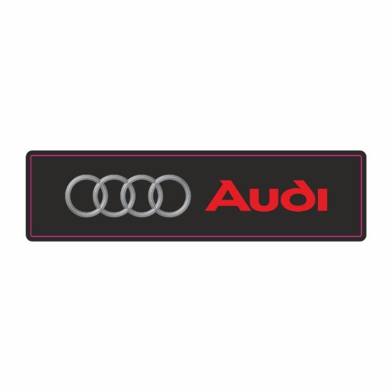 AUDI En (mm): 64 Boy (mm): 16 Folyo Türü: PVC Opak Folyo Baskı Türü: EcoSolvent CMYK BASKI resmi