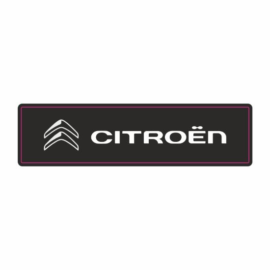 CITROEN En (mm): 64 Boy (mm): 16 Folyo Türü: PVC Opak Folyo Baskı Türü: EcoSolvent CMYK BASKI resmi