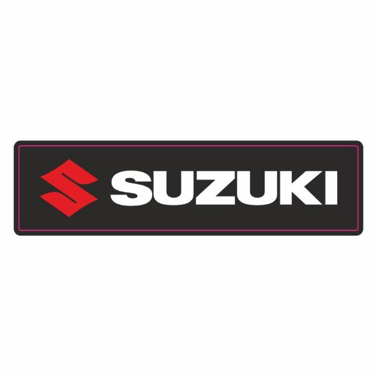 Suzuki  En (mm): 64 Boy (mm): 16 Folyo Türü: PVC Opak Folyo Baskı Türü: EcoSolvent CMYK BASKI resmi